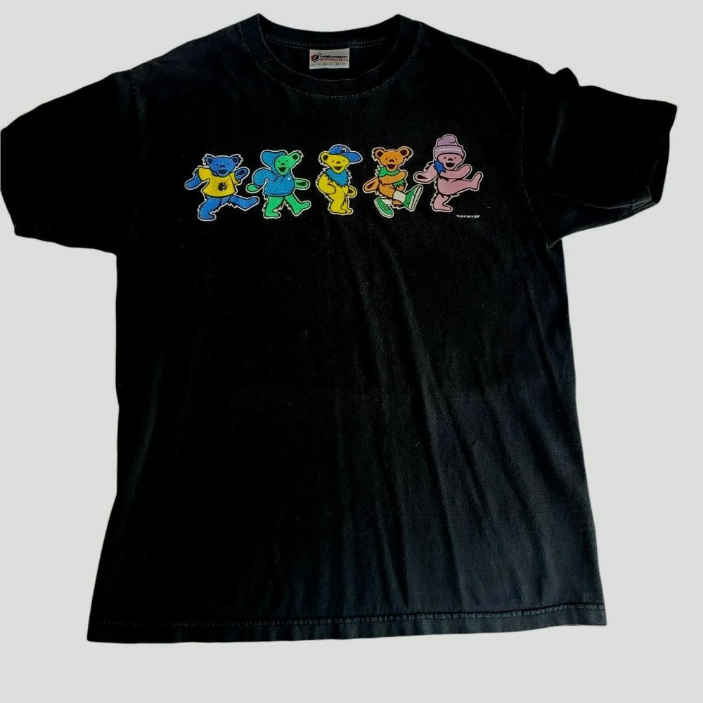 Grateful Dead Dancing Bears Size Large  Grateful Dead Tag Hundred CO